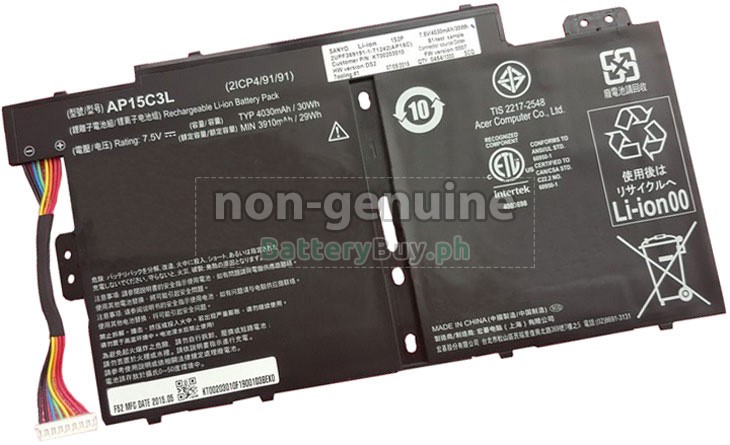 Acer AP15C3L Replacement Battery