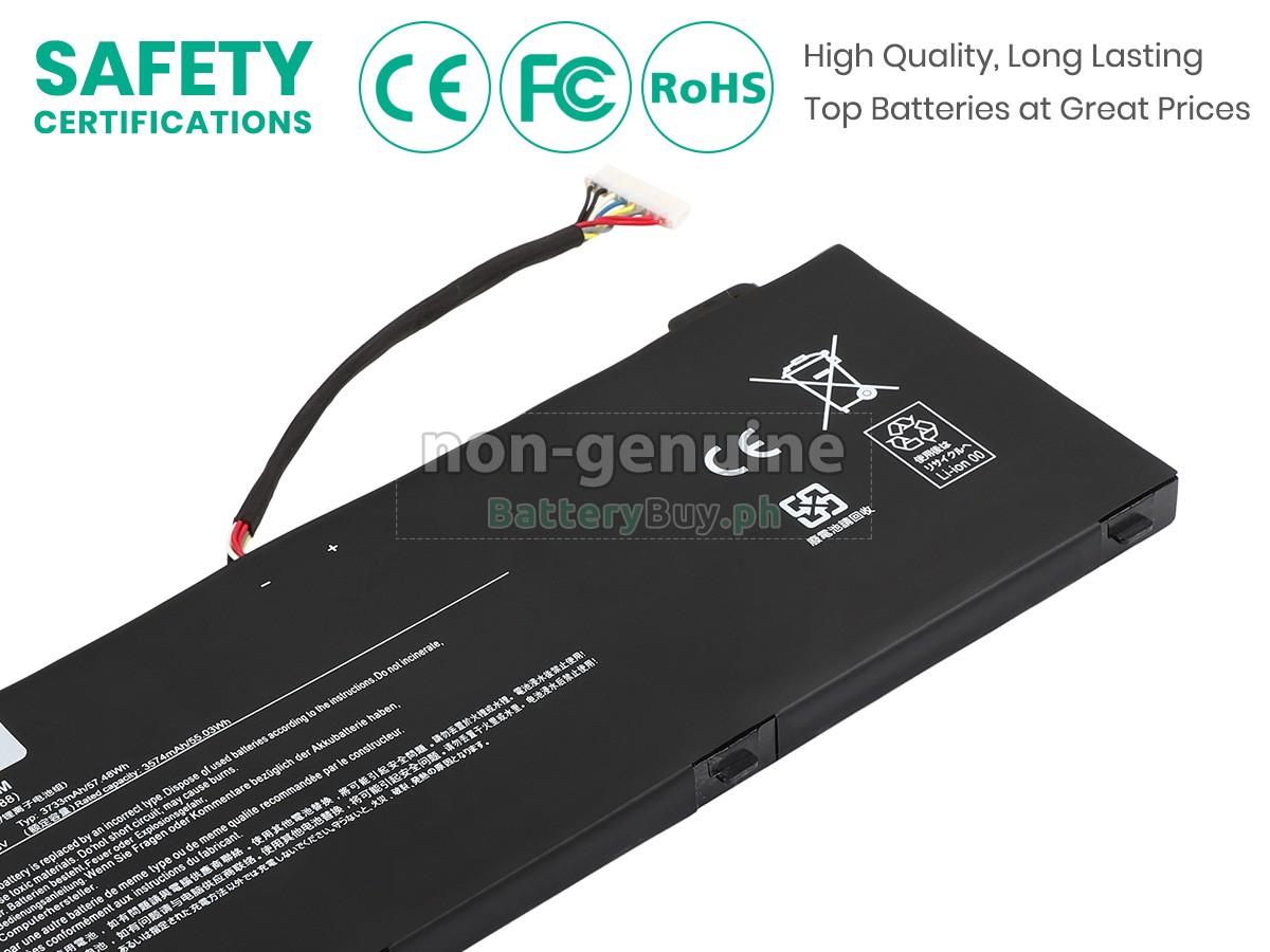 Acer NITRO 16 AN16-51-76BS Replacement Battery