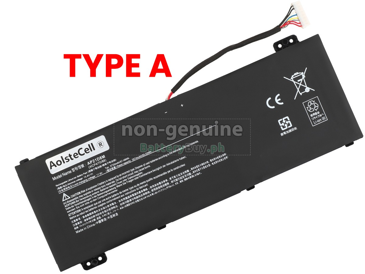 Acer NITRO 16 AN16-51-76BS Replacement Battery
