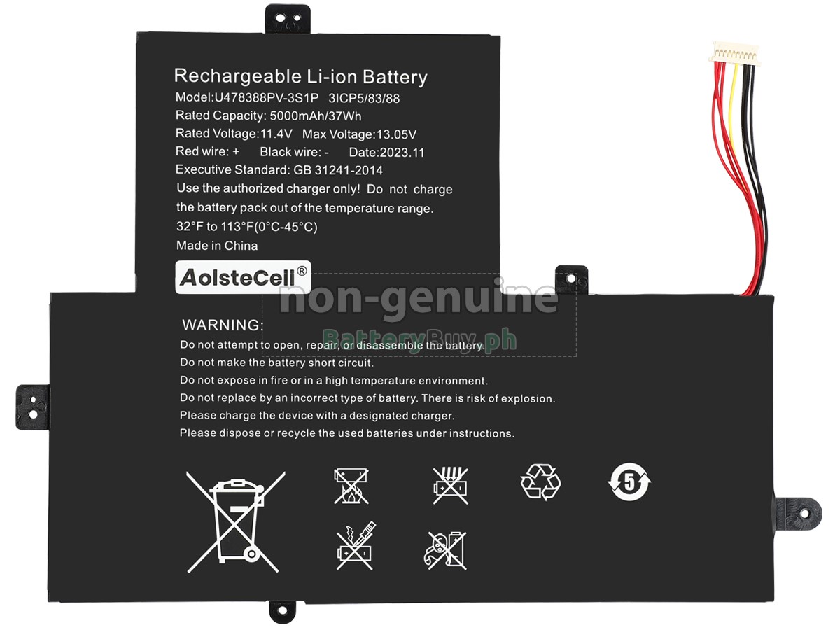 Gateway GWTN156-12GR Replacement Battery
