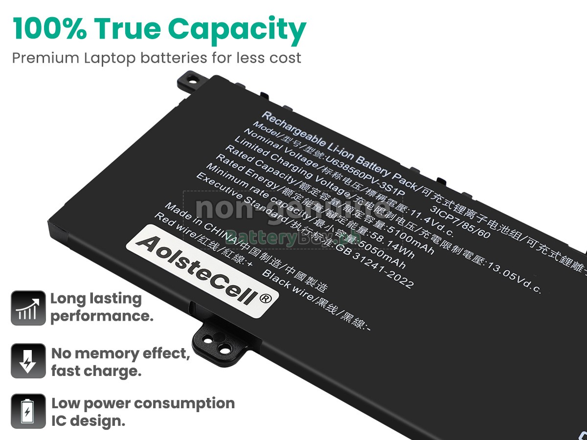 Acer U638560PV-3S1P Replacement Battery