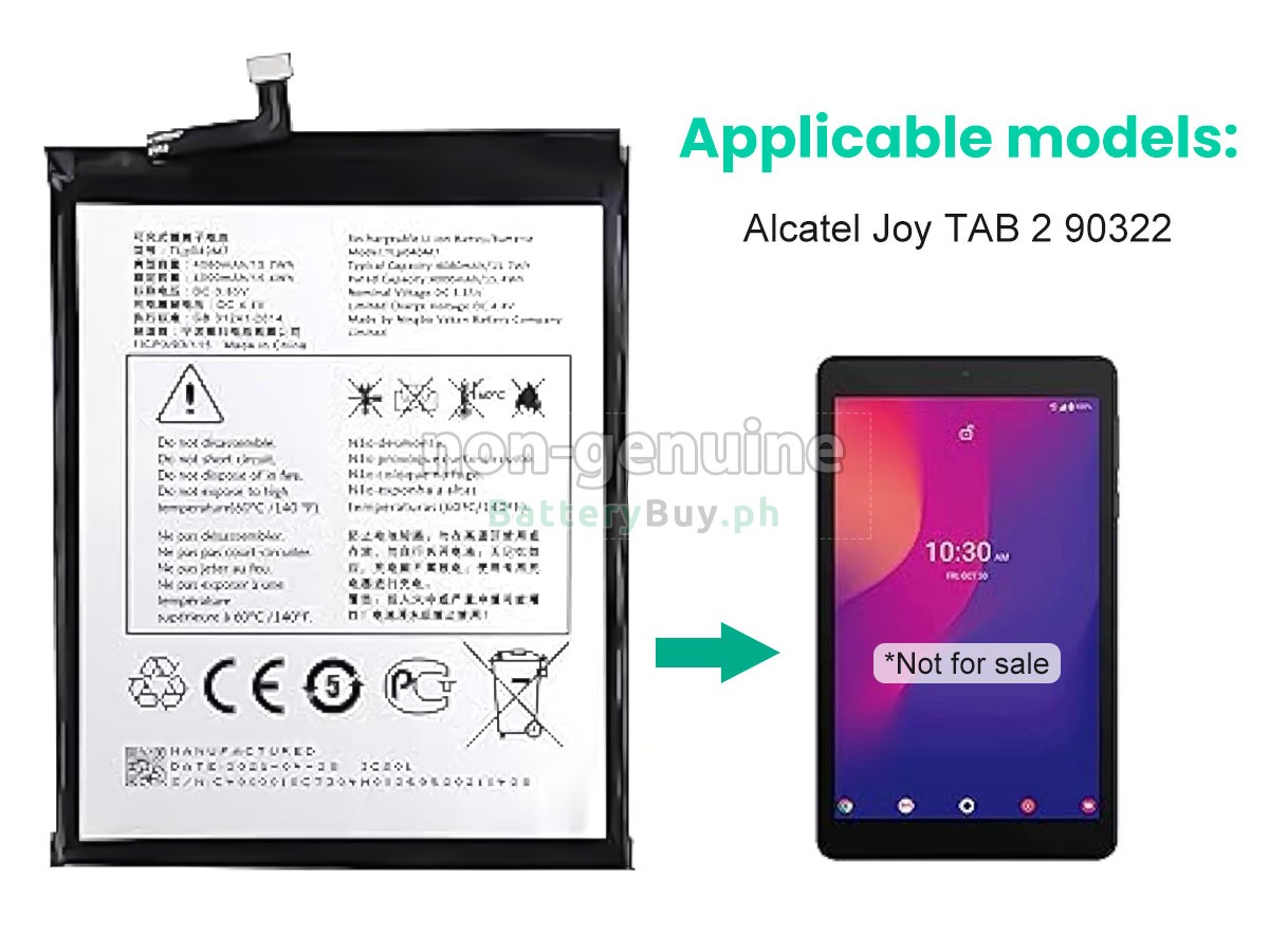 Alcatel JOY TAB2 Replacement Battery