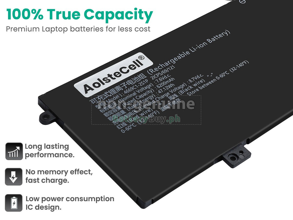 AolsteCell 4669C1-2S1P Replacement Battery