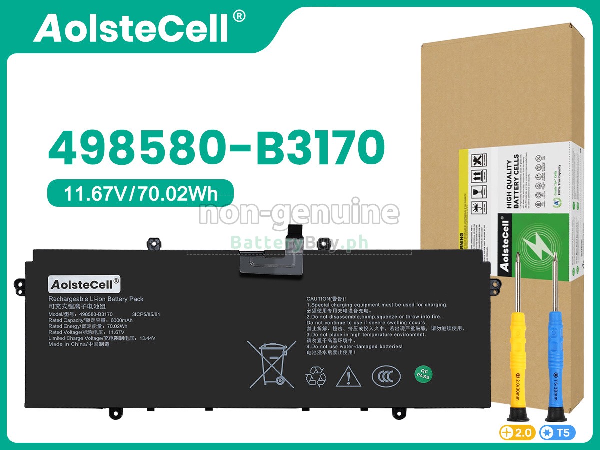 AolsteCell 498580-B3170 Replacement Battery