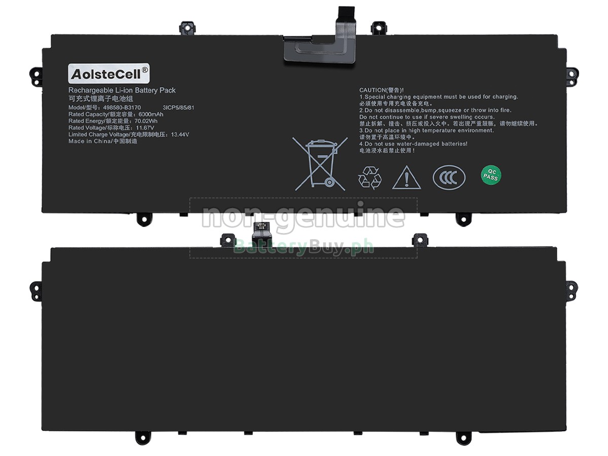 AolsteCell 498580-B3170 Replacement Battery