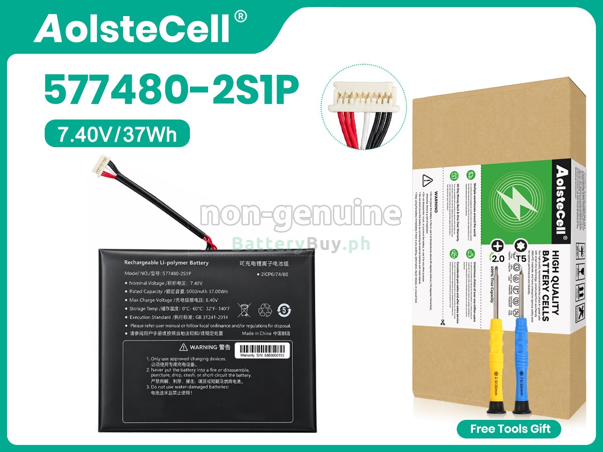 AolsteCell 577480-2S1P Replacement Battery