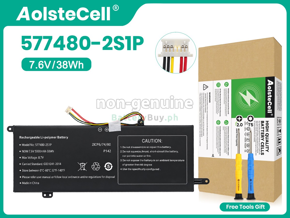 AolsteCell 577480-2S1P Replacement Battery