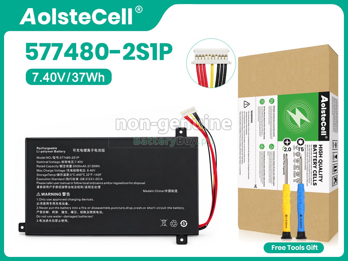 AolsteCell 577480-2S1P Replacement Battery