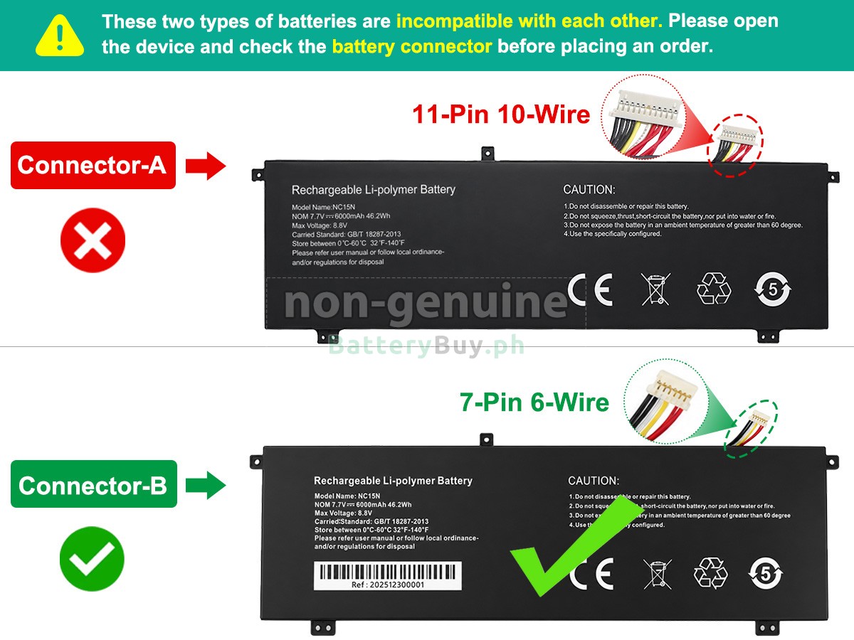 AolsteCell NC15N Replacement Battery