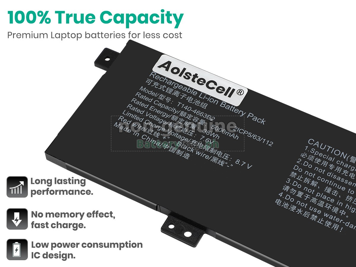AolsteCell T140-4663B2 Replacement Battery