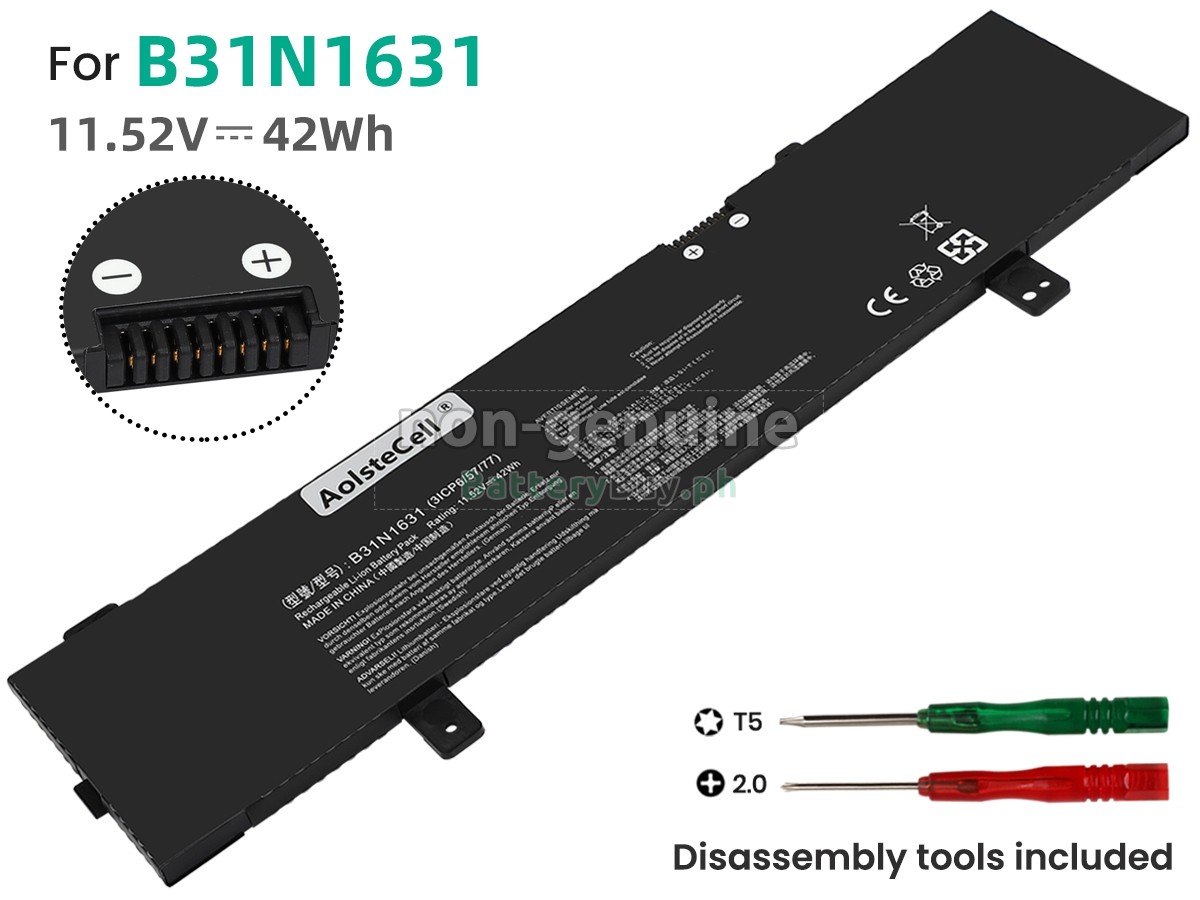 Asus VivoBook X505BA-1B Replacement Battery