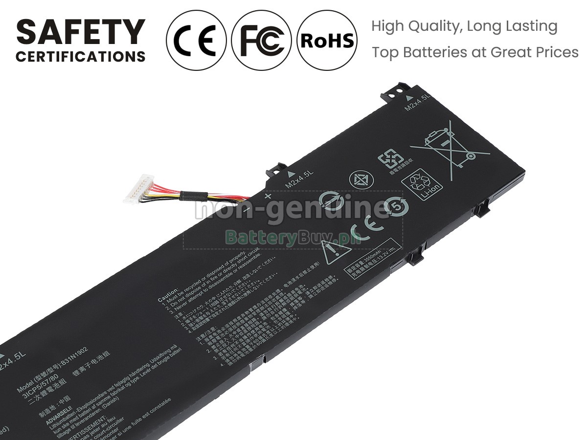 Asus B31N1902(3ICP5/57/80) Replacement Battery