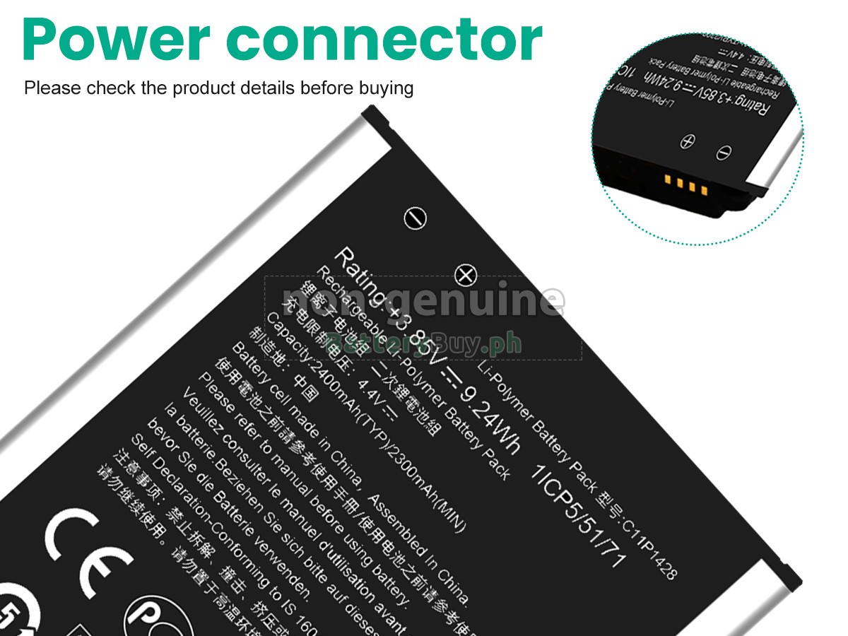 Asus ZENFONE 2 MINI Replacement Battery