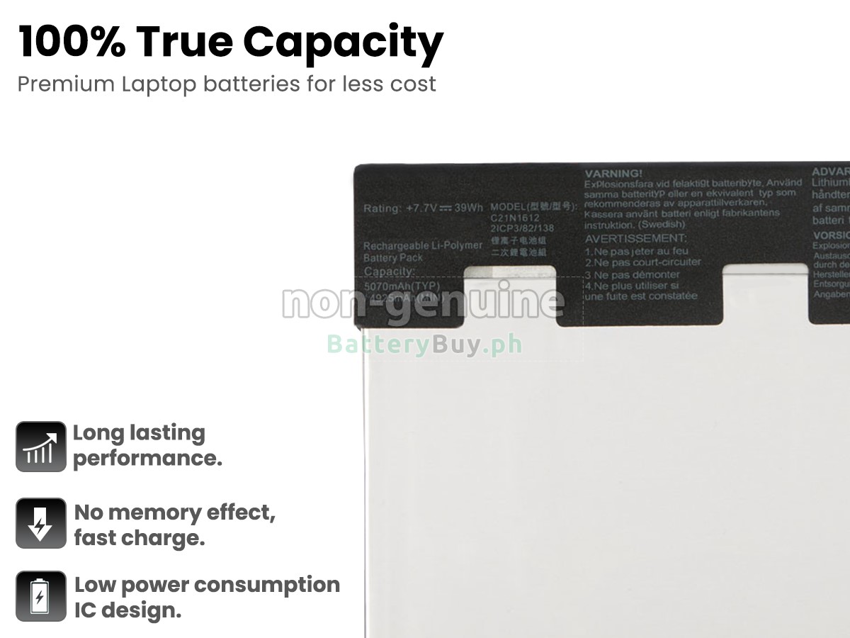 Asus Transformer 3 T305CA-GW020T Replacement Battery