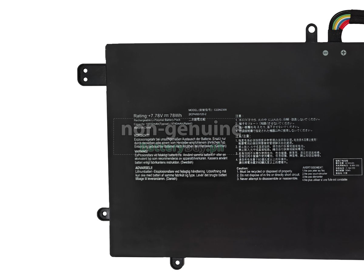 Asus TUF GAMING A14 FA401WU Replacement Battery