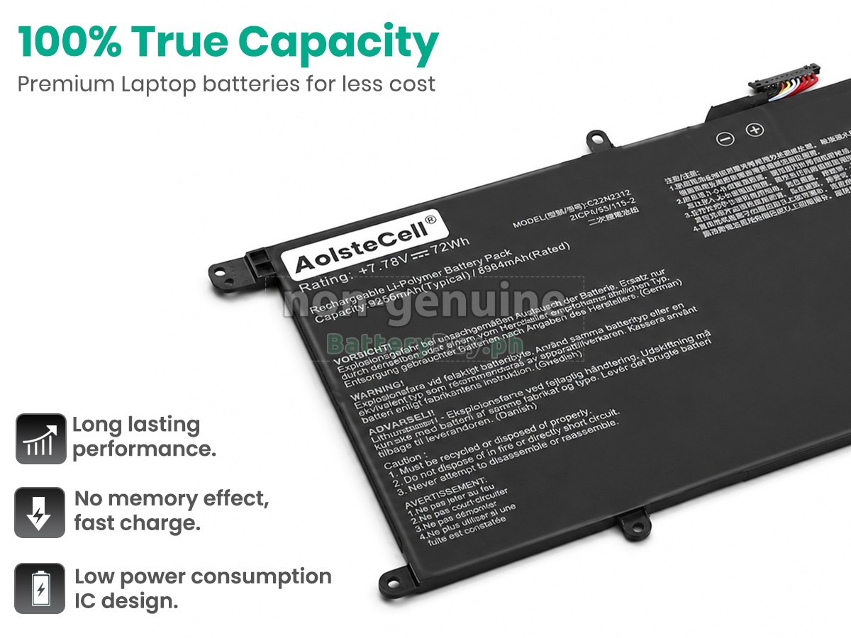 Asus ZenBook S14 UX5406SA-PZ176W Replacement Battery