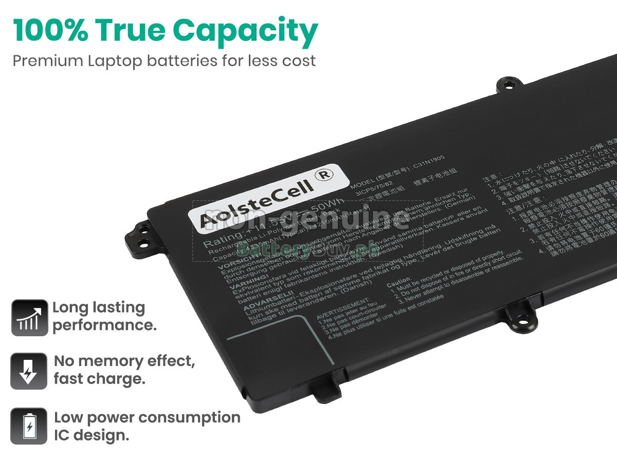 Asus VivoBook 15 X1504ZA-BQ325W Replacement Battery