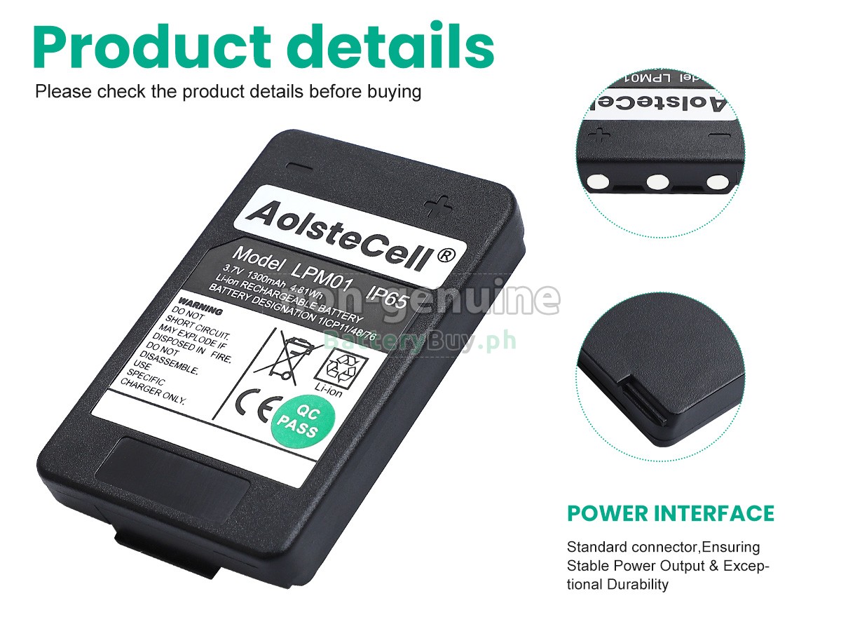 Autec LPM01LI Replacement Battery