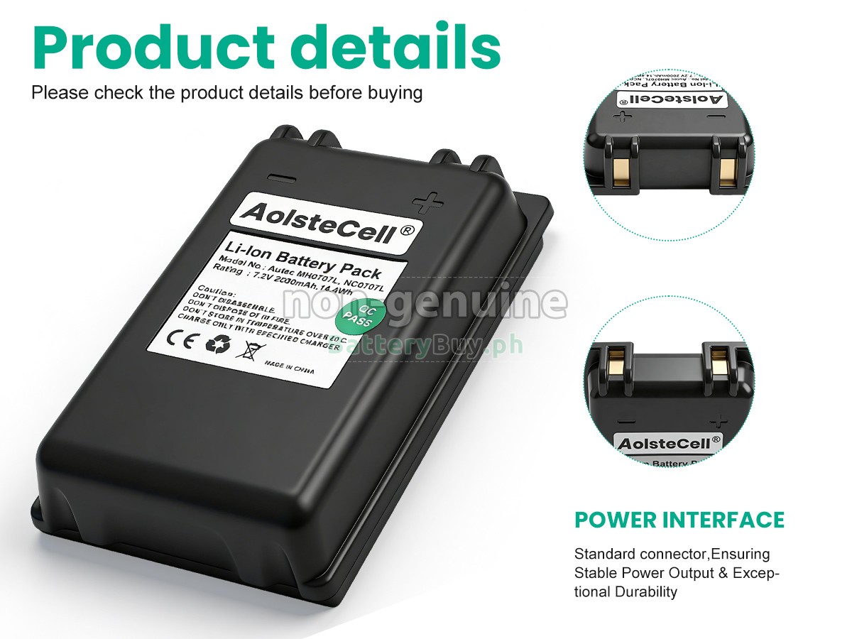 Autec FUA10 Replacement Battery
