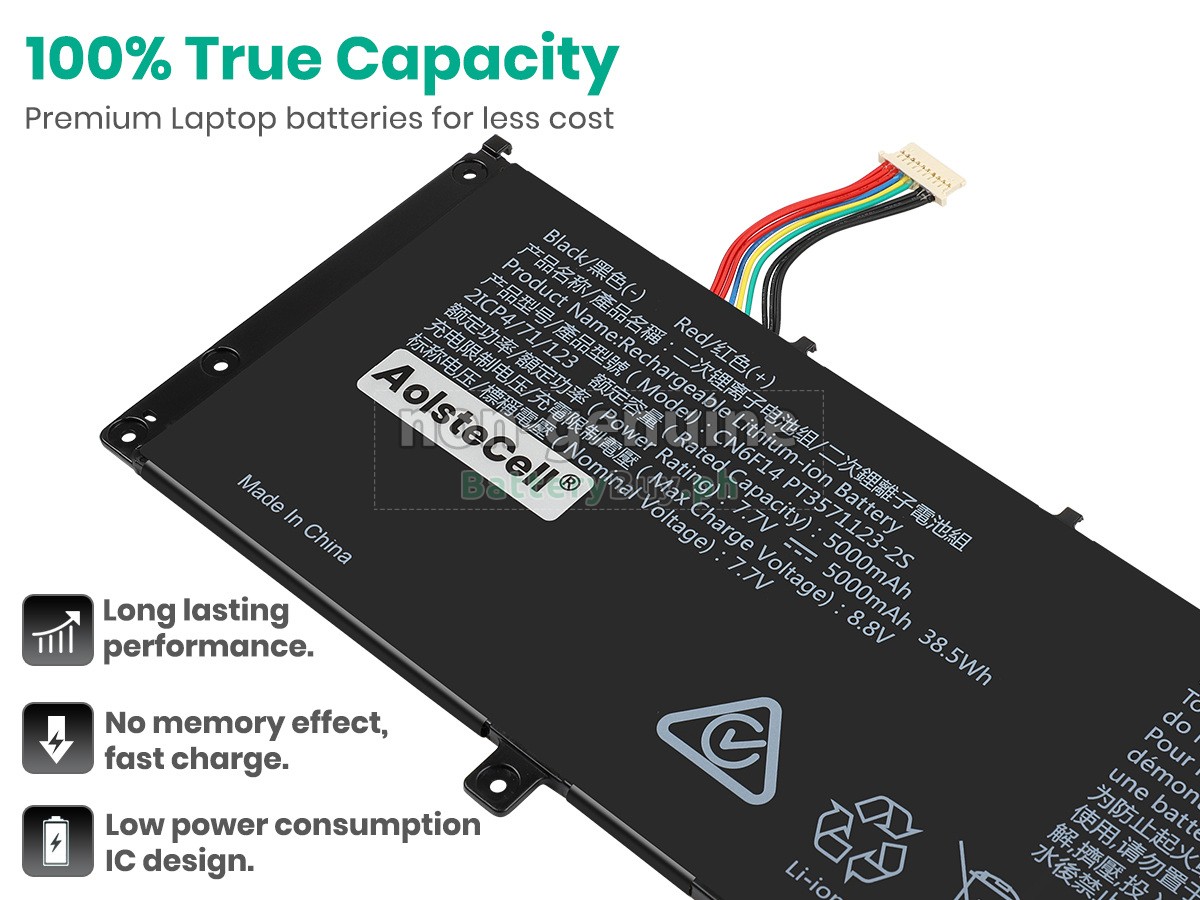 Avita PT3571123-2S Replacement Battery