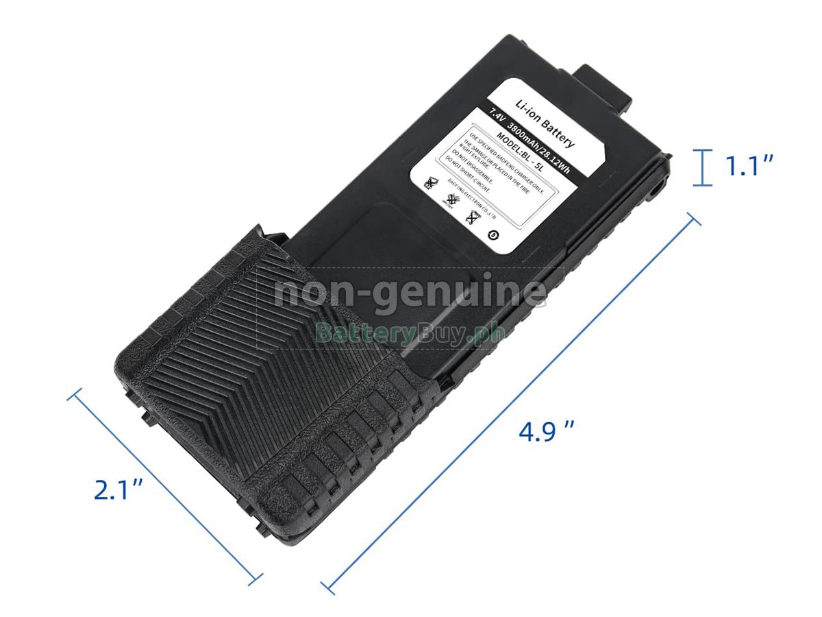 Baofeng UV-5R PLUS Replacement Battery