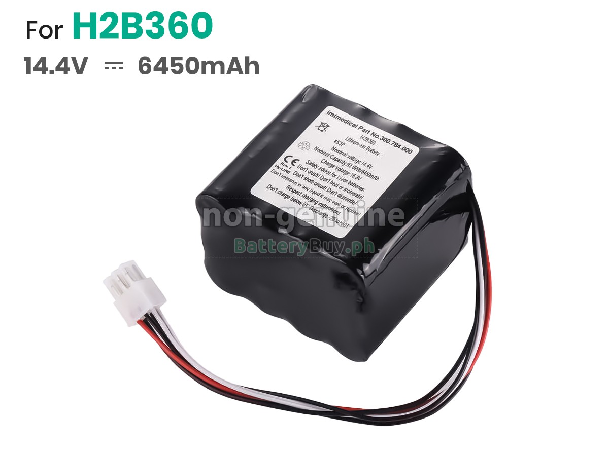 Bellavista H2B360 Replacement Battery