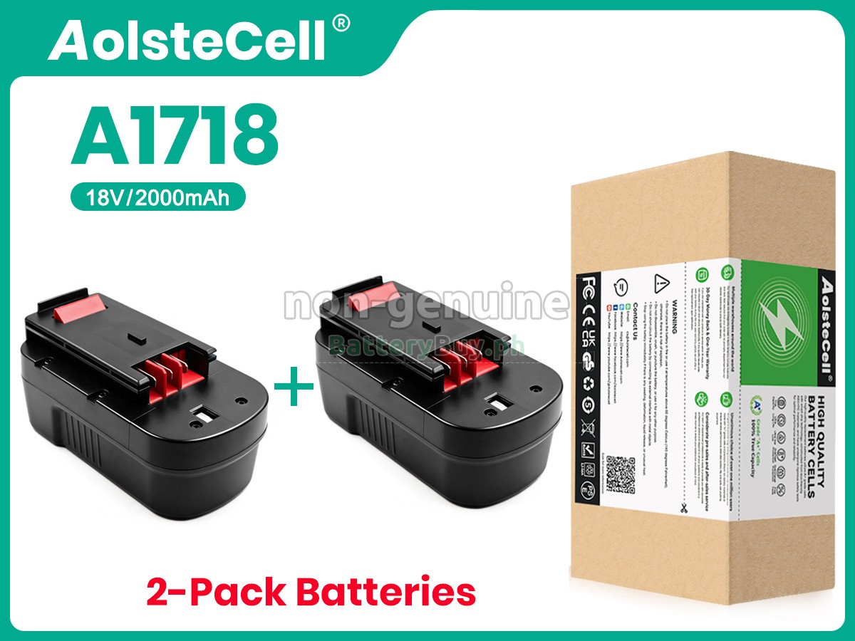 Black Decker A1718 Replacement Battery