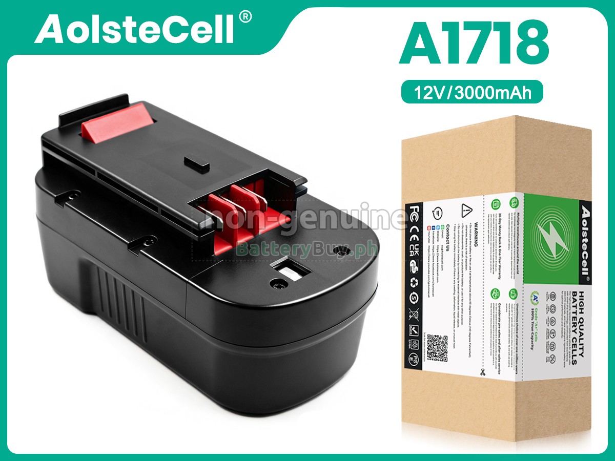 Black Decker A1718 Replacement Battery
