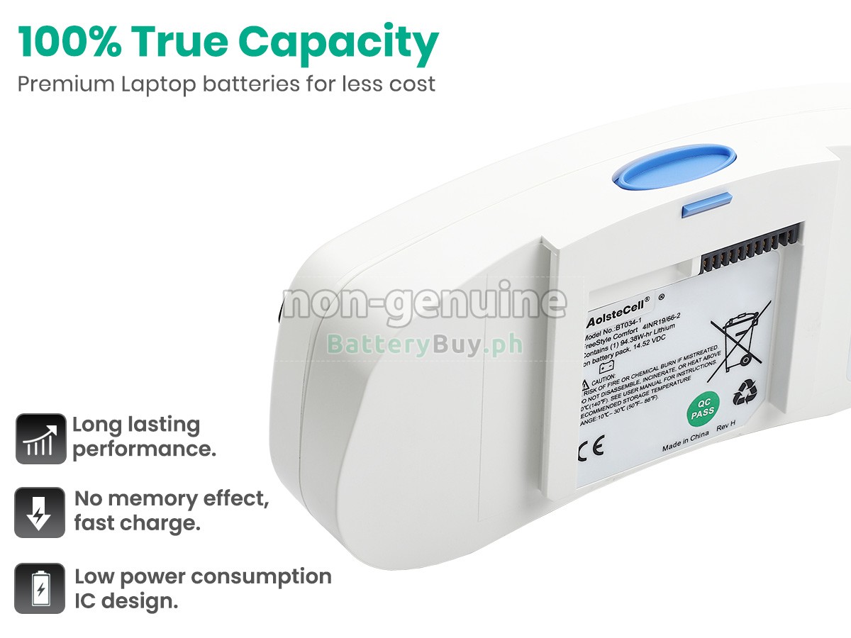 CAIRE FREESTYLE COMFORT BT034-1 Replacement Battery