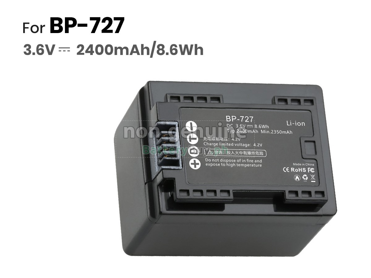 Canon HF-M50 Replacement Battery