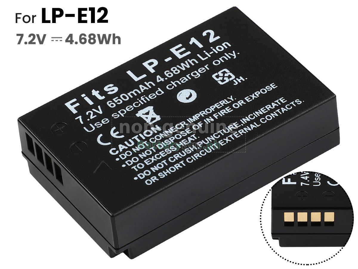 Canon EOS M100 Replacement Battery