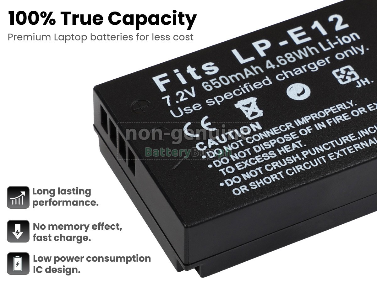 Canon EOS M100 Replacement Battery