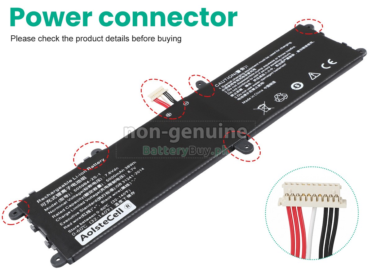 CHUWI 5059B4-2S1P Replacement Battery