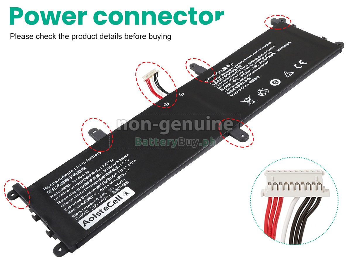 CHUWI 5059B4-2S1P Replacement Battery