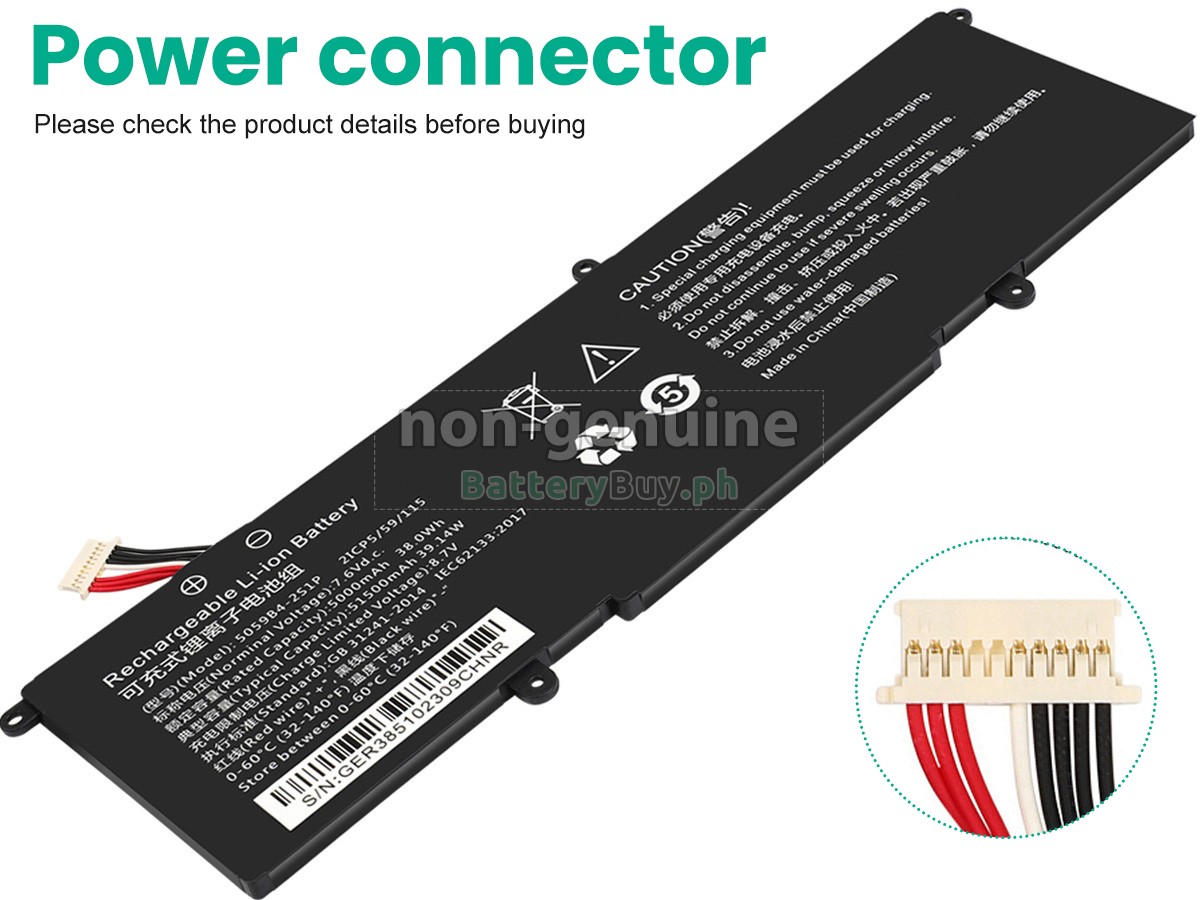 CHUWI 5059B4-2S-1 Replacement Battery