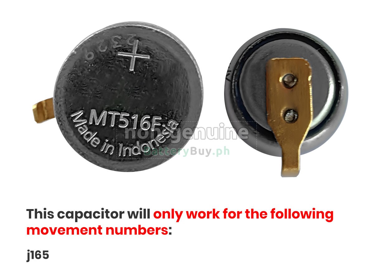 CITIZEN MT516F Replacement Battery