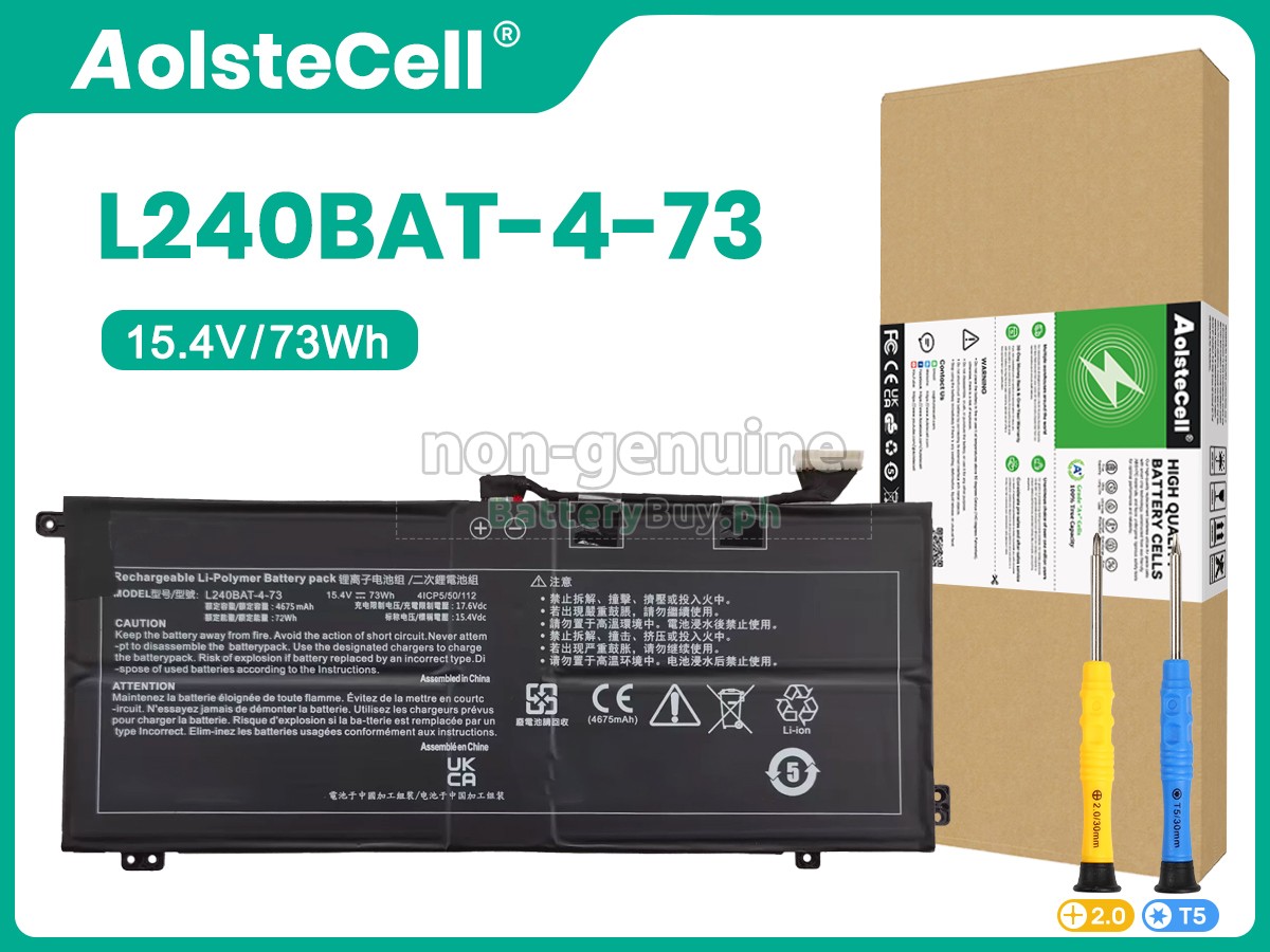 Clevo 6-87-L240S-74B00 Replacement Battery