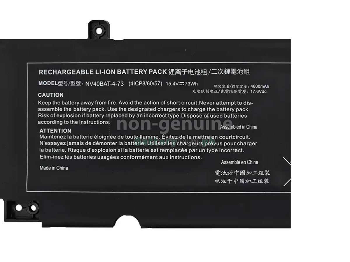 Clevo 41CP/60/57 Replacement Battery