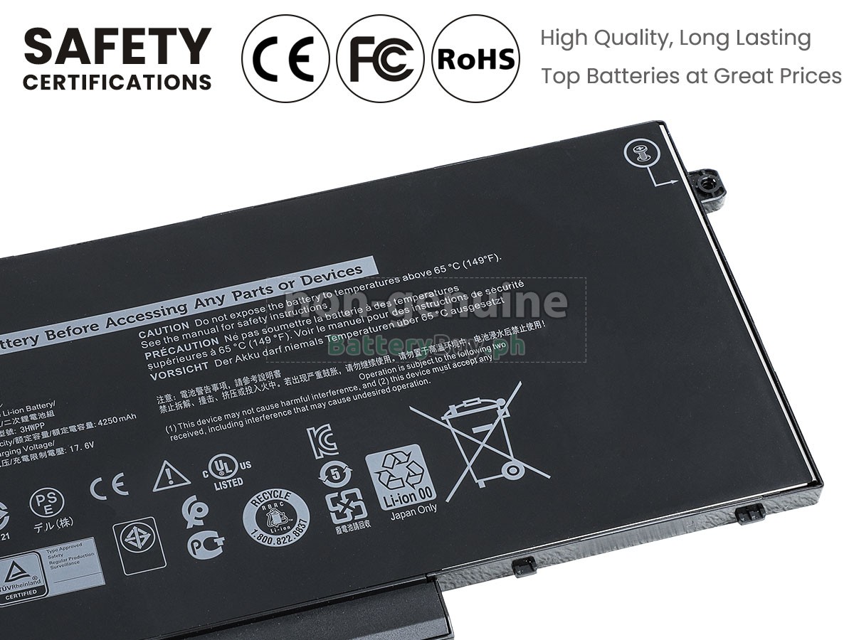 Dell Inspiron 7706 2N1 Replacement Battery