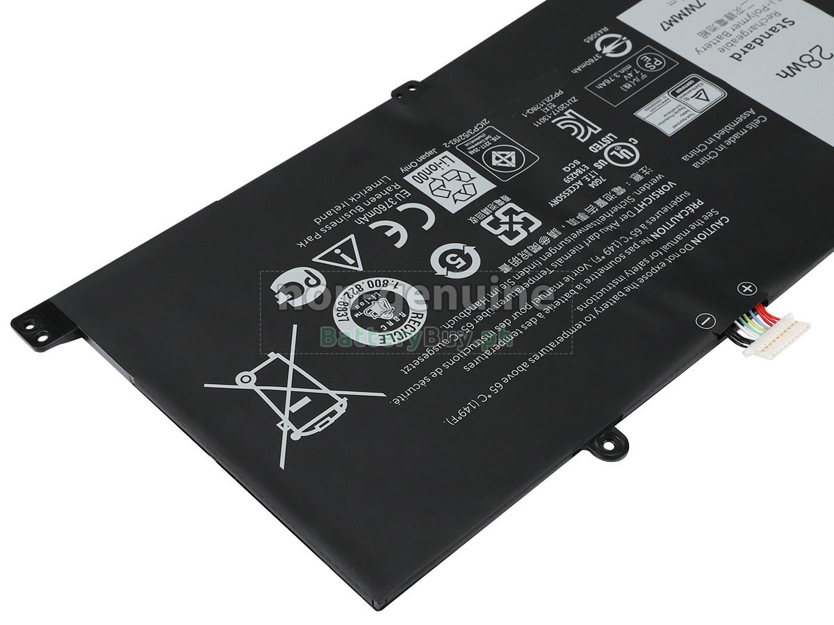 Dell 7WMM7 Replacement Battery