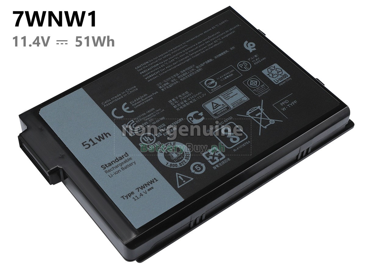 Dell Latitude 7424 RUGGED EXTREME Replacement Battery