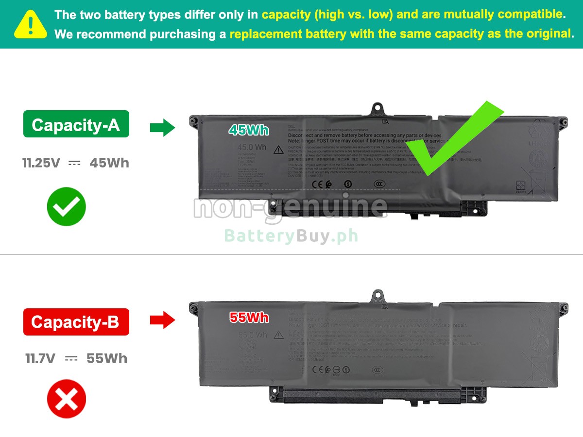Dell 703TP Replacement Battery