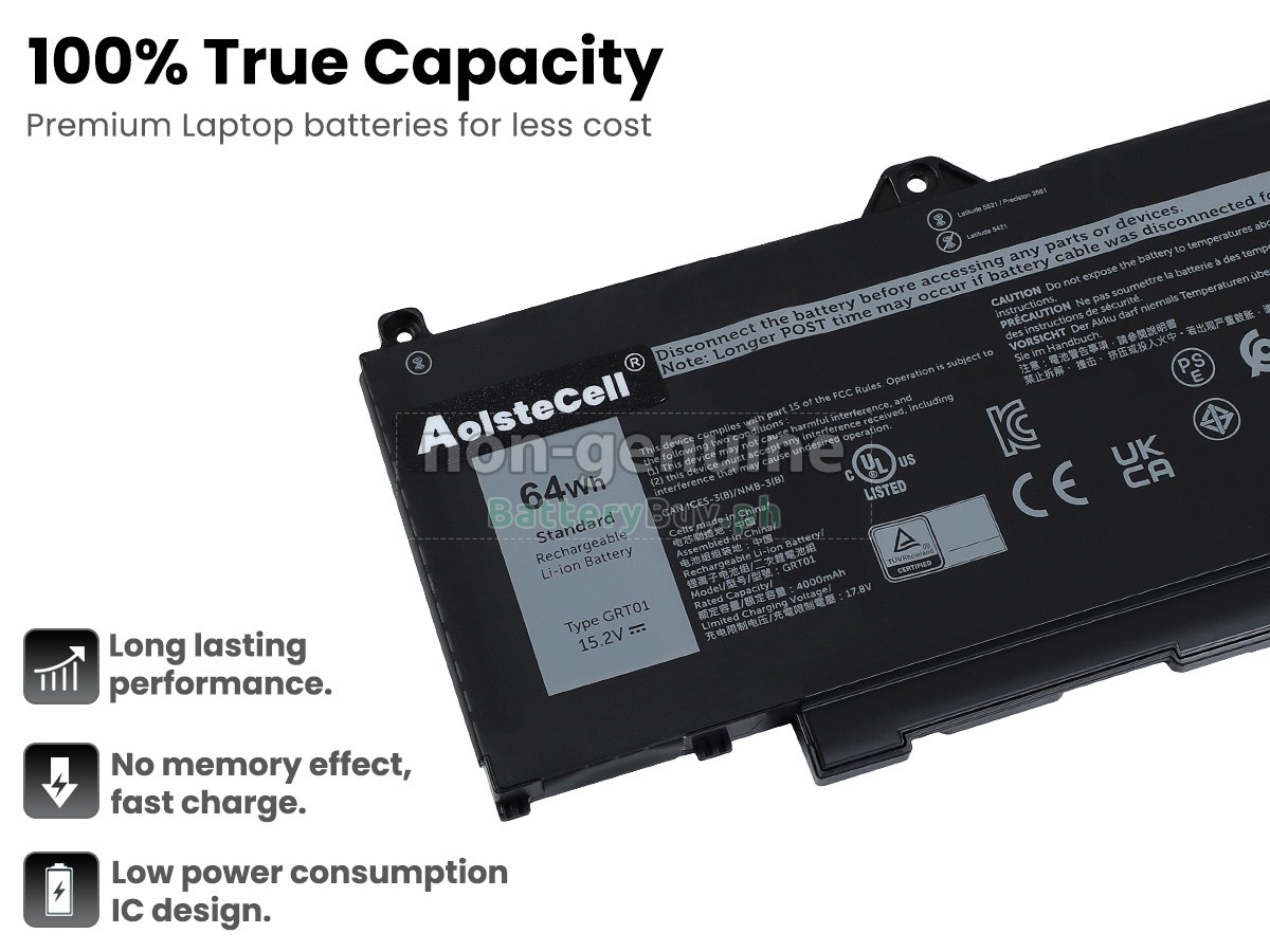 Dell 451-BCUN Replacement Battery