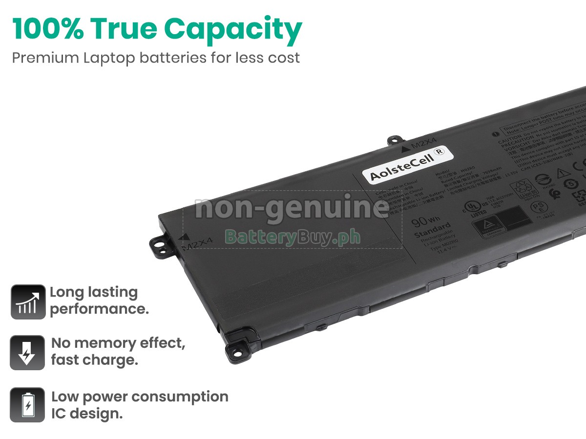 Dell P120F007 Replacement Battery
