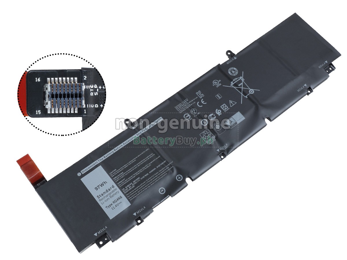 Dell XPS 17 9720 Replacement Battery