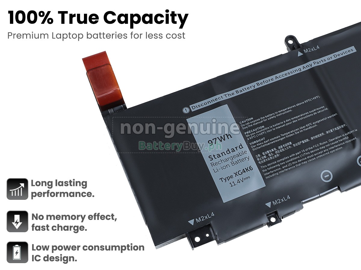 Dell XPS 17 9720 Replacement Battery