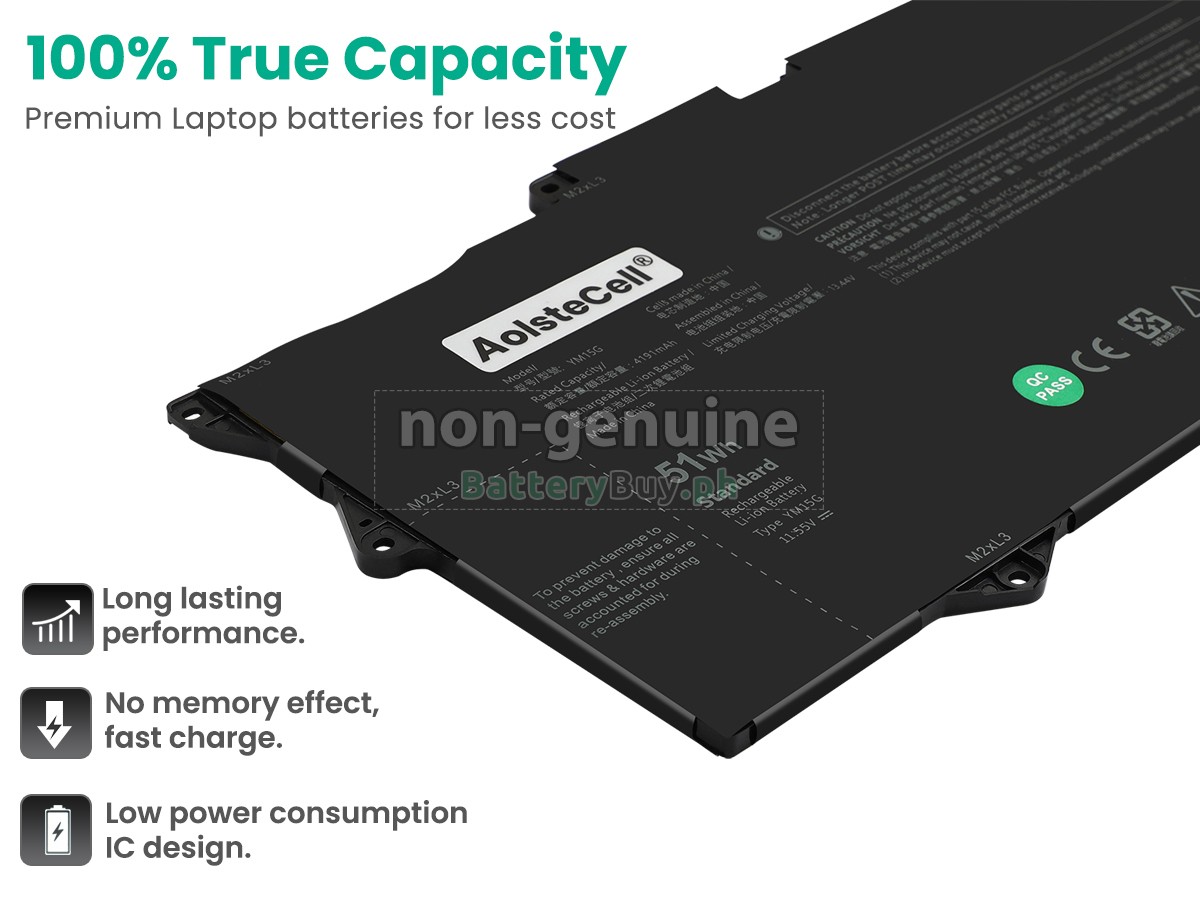 Dell P153G001 Replacement Battery