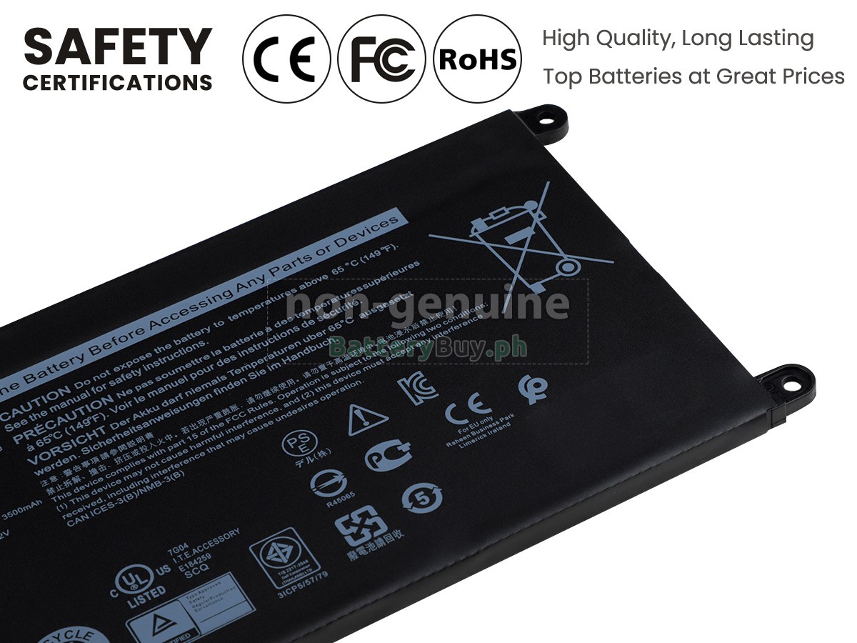 Dell 16DPH Replacement Battery