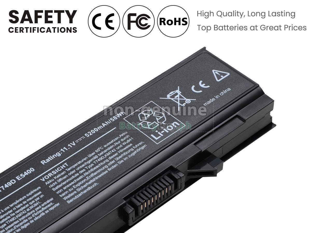 Dell U116D Replacement Battery