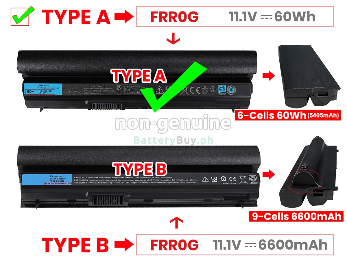 Dell V7M6R Replacement Battery